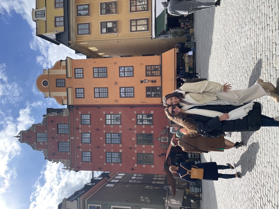 Brianna Alvarado Taking a Photo in Sweden